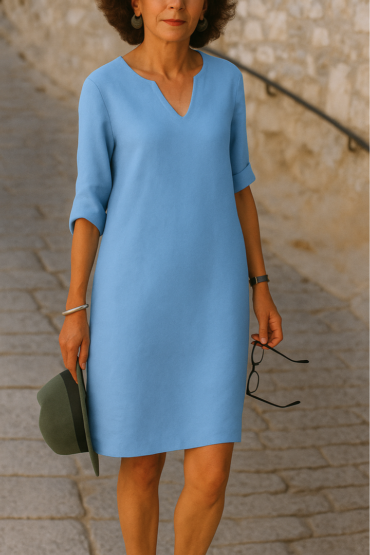 Giada™ | Elegant klänning med V-ringning
