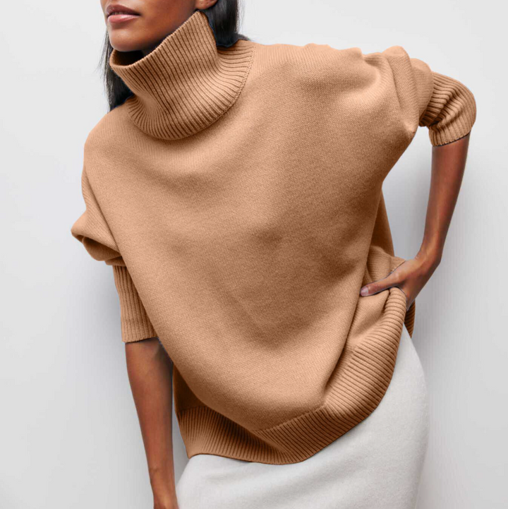 Amelia™ | Elegant stickad polotröja
