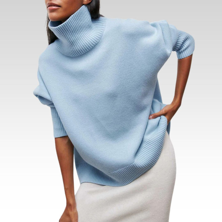Amelia™ | Elegant stickad polotröja