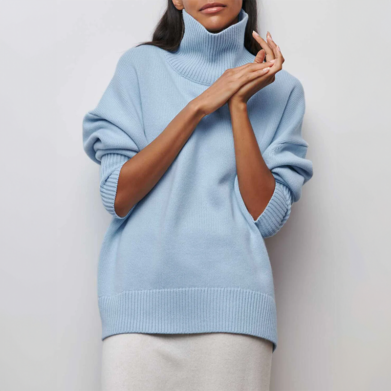 Amelia™ | Elegant stickad polotröja