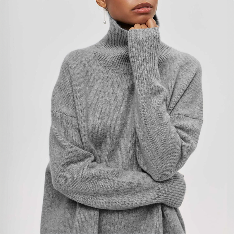 Amelia™ | Elegant stickad polotröja