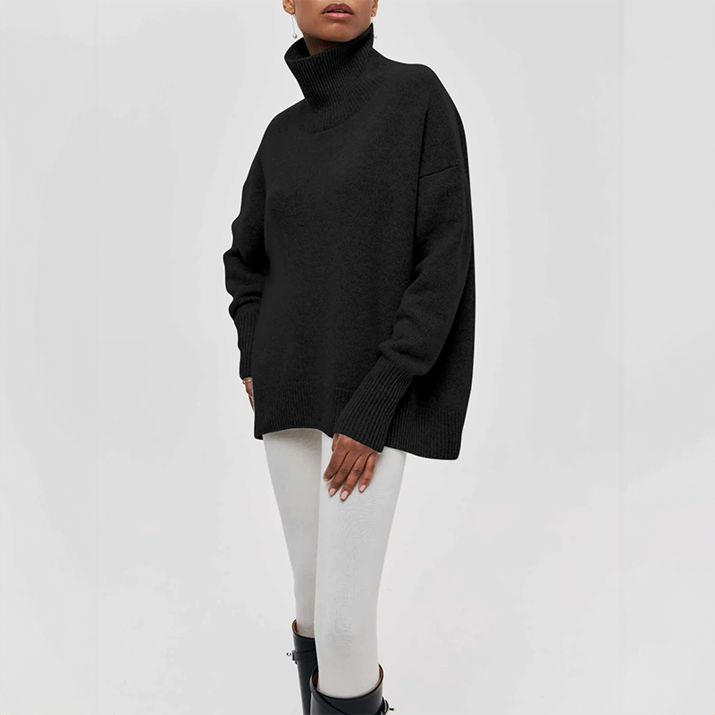 Amelia™ | Elegant stickad polotröja
