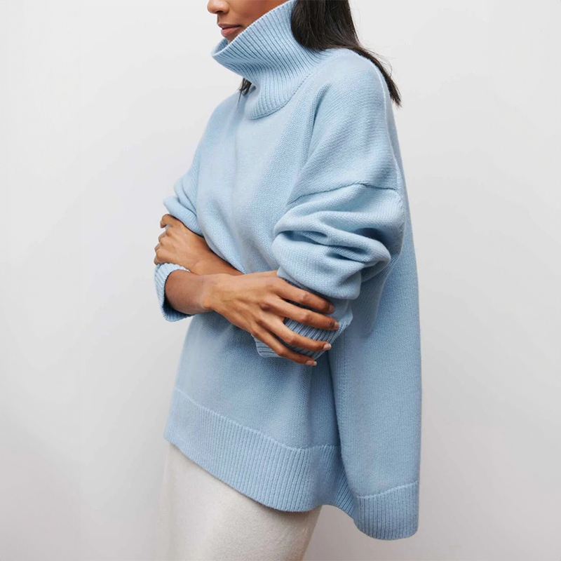 Amelia™ | Elegant stickad polotröja
