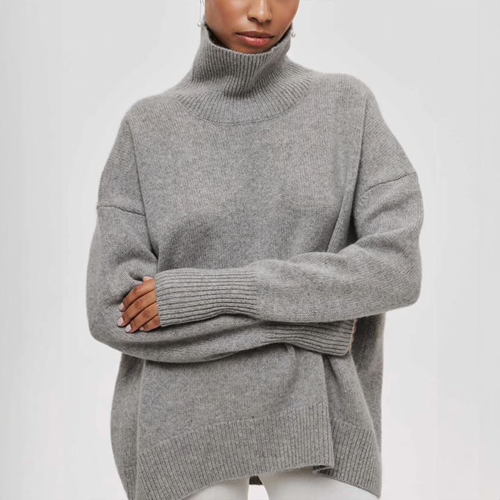 Amelia™ | Elegant stickad polotröja
