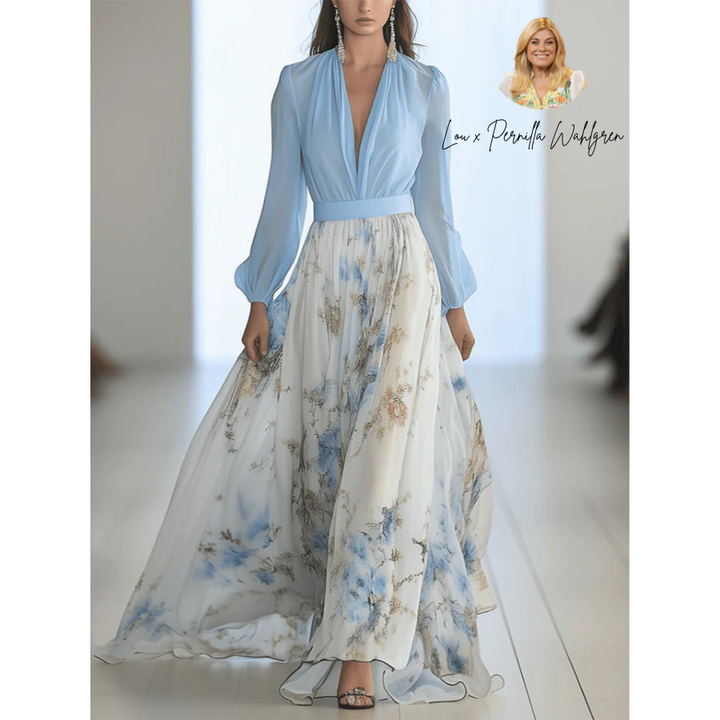 Lovisa™ | Blommig maxiklänning i elegant snitt