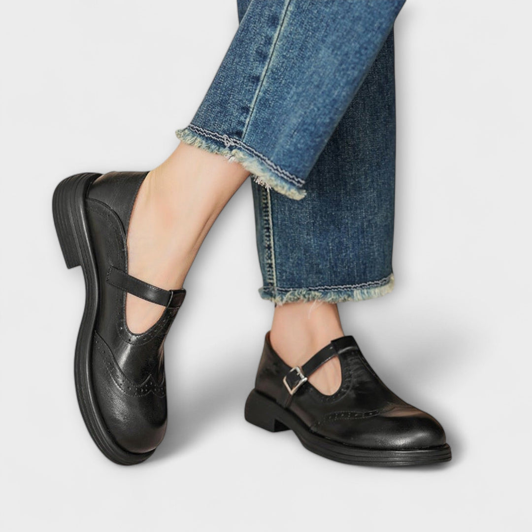Inga™ | Eleganta Mary Janes i läder