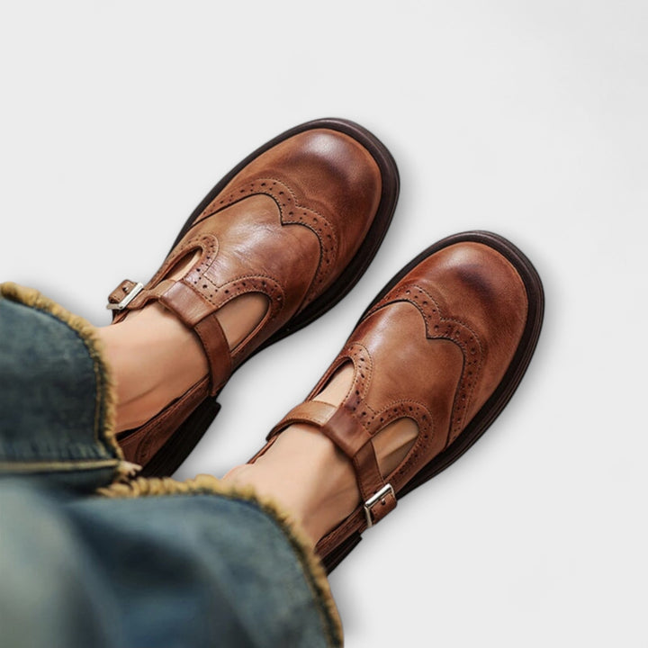 Inga™ | Eleganta Mary Janes i läder