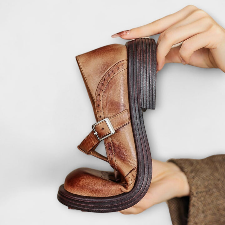Inga™ | Eleganta Mary Janes i läder