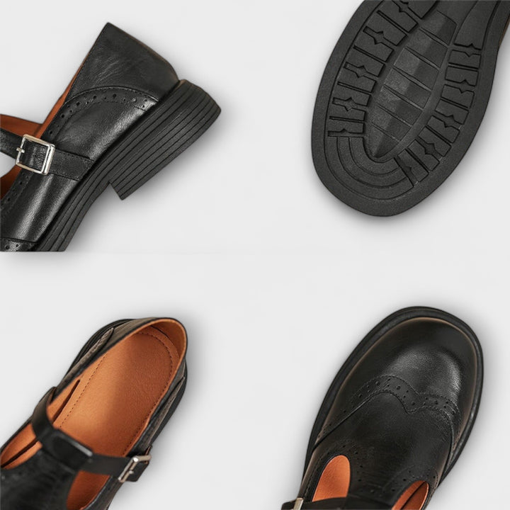 Inga™ | Eleganta Mary Janes i läder