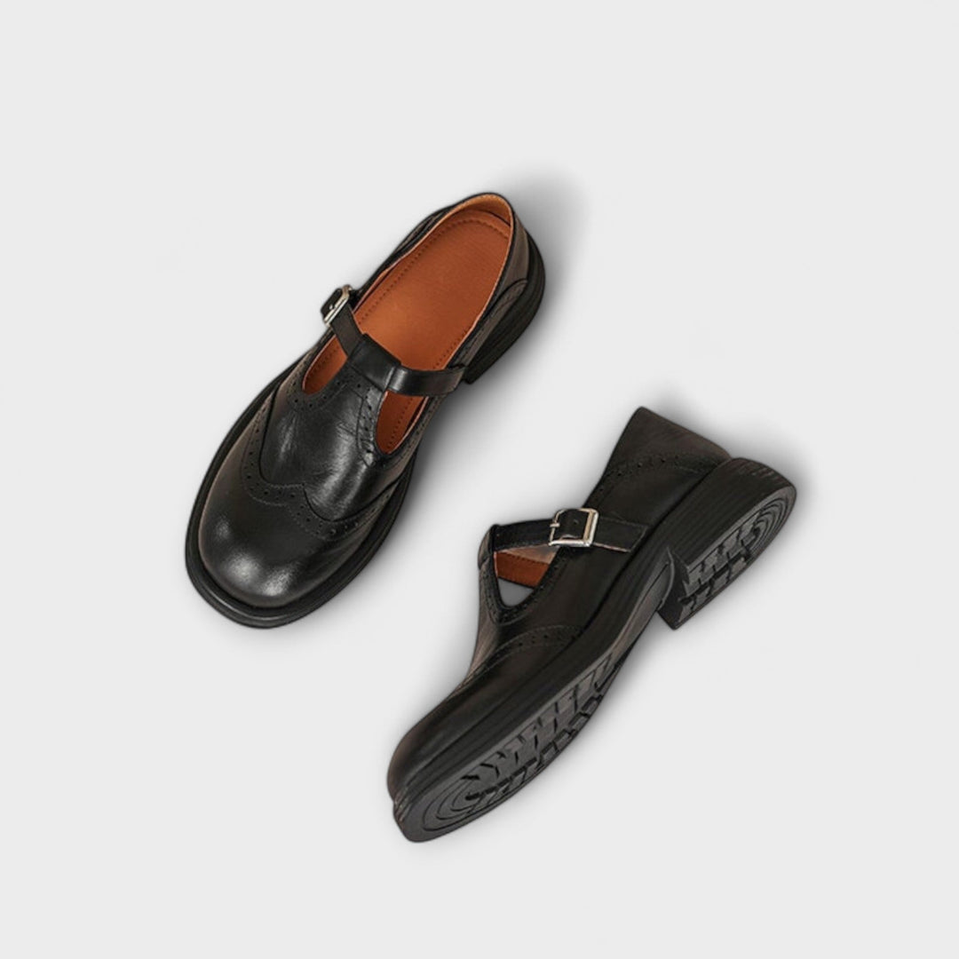 Inga™ | Eleganta Mary Janes i läder