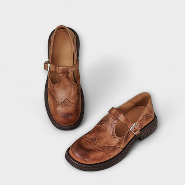 Inga™ | Eleganta Mary Janes i läder